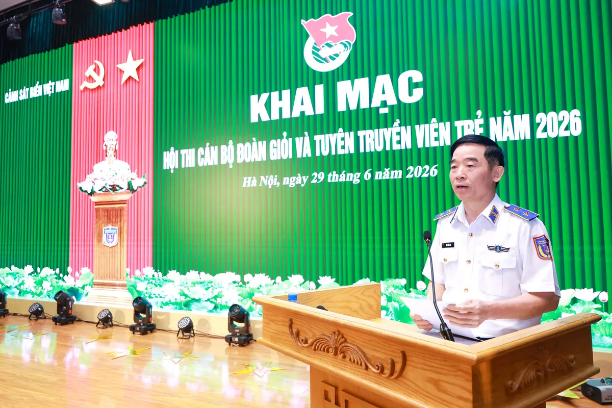 Tuổi trẻ Cảnh s&aacute;t biển Việt Nam đua t&agrave;i tại Hội thi c&aacute;n bộ Đo&agrave;n giỏi 2026 - Ảnh 1.