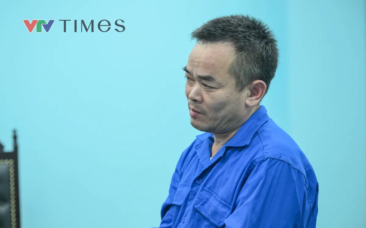 Bị cáo Đinh Văn Long tại toà.