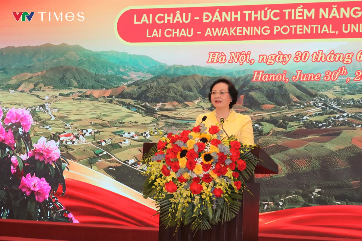 Phó Thủ tướng Phạm Thị Thanh Trà: Lai Châu khơi thông nguồn lực để bứt phá - Ảnh 1.