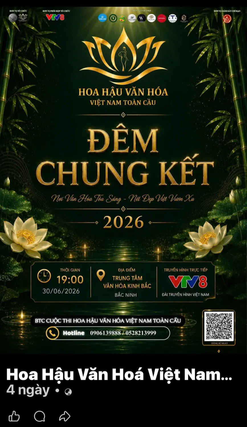 VTV8 th&ocirc;ng b&aacute;o dừng truyền h&igrave;nh trực tiếp Chung kết Cuộc thi Hoa hậu Văn h&oacute;a Việt Nam to&agrave;n cầu- Ảnh 1.