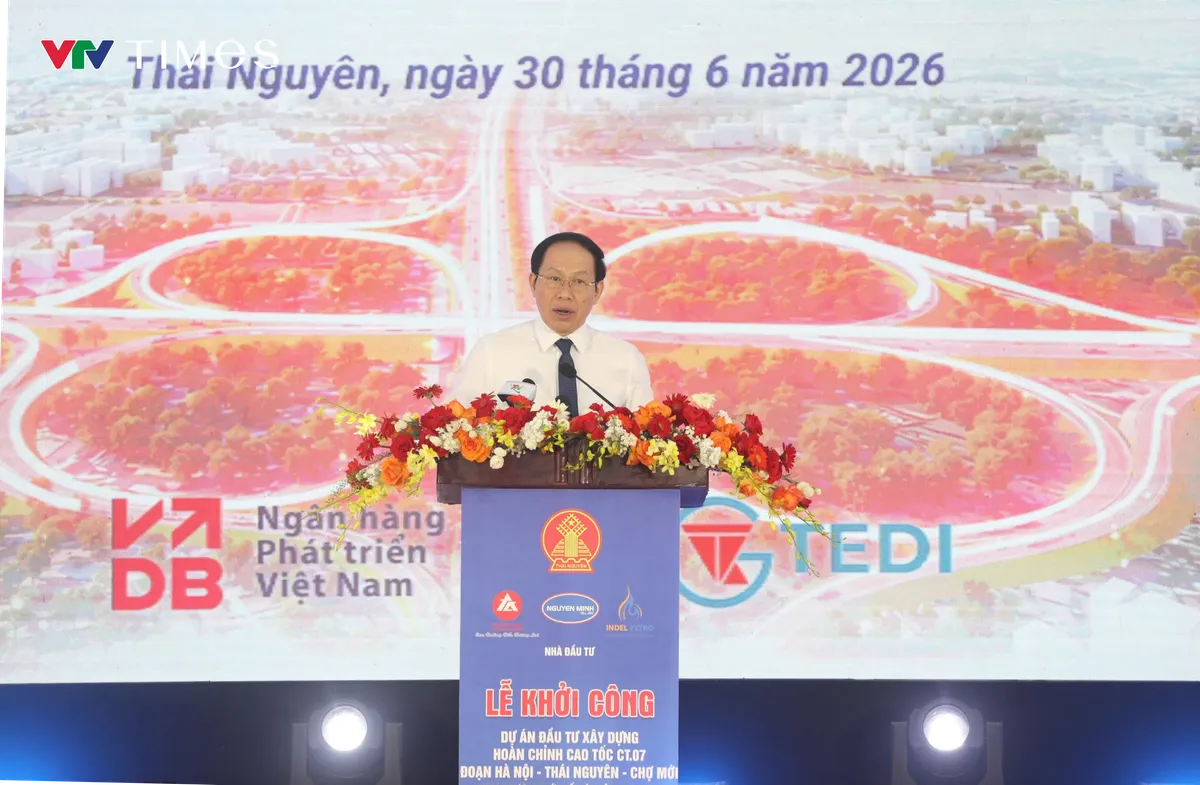 Khởi c&ocirc;ng Dự &aacute;n ho&agrave;n chỉnh cao tốc CT.07 mở rộng kh&ocirc;ng gian ph&aacute;t triển, đưa Th&aacute;i Nguy&ecirc;n bứt ph&aacute; đ&oacute;n l&agrave;n s&oacute;ng FDI - Ảnh 1.