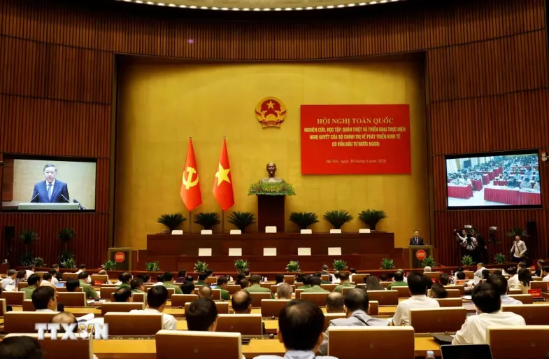 Tổng B&iacute; thư, Chủ tịch nước T&ocirc; L&acirc;m: Thu h&uacute;t đầu tư nước ngo&agrave;i để l&agrave;m mạnh nội lực, n&acirc;ng cao tự chủ - Ảnh 1.