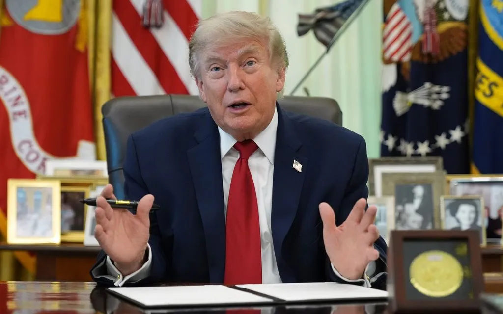 Tổng thống Mỹ Donald Trump phát biểu tại Phòng Bầu dục, Nhà Trắng, ngày 29/6/2026. (Ảnh: AP)