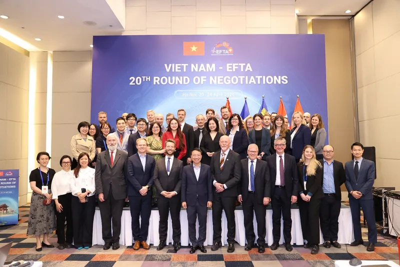 Việt Nam v&agrave; khối EFTA c&ocirc;ng bố kết th&uacute;c đ&agrave;m ph&aacute;n FTA song phương
- Ảnh 1.