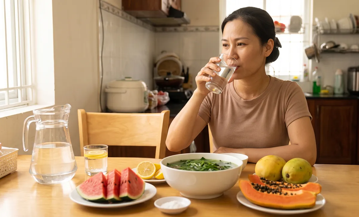 Bảo vệ sức khỏe mùa nắng nóng: Chủ động phòng ngừa hệ lụy từ nhiệt độ cao- Ảnh 2. Bảo vệ sức khỏe mùa nắng nóng: Chủ động phòng ngừa hệ lụy từ nhiệt độ cao- Ảnh 2.