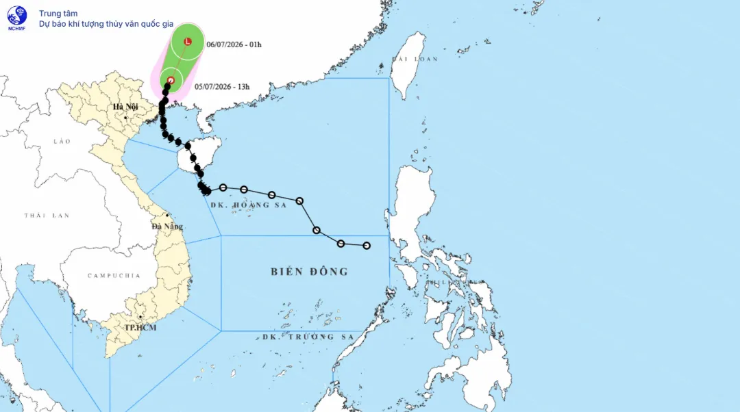 Bão số 1 suy yếu thành áp thấp nhiệt đới - Ảnh 1.