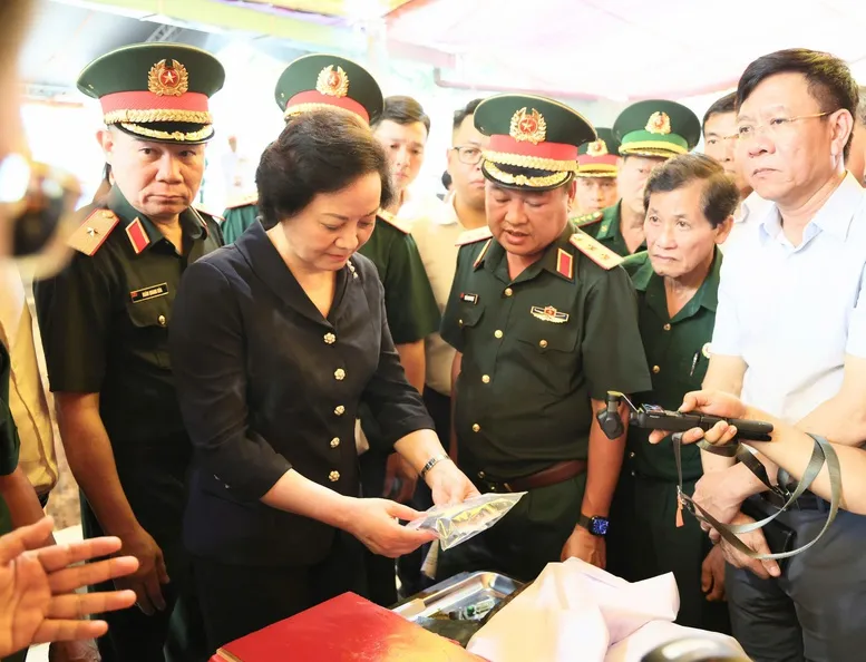 Bảo đảm buổi Lễ triển khai tìm kiếm, quy tập hài cốt liệt sĩ tại Công viên Lê Thị Riêng diễn ra trang trọng, chu đáo - Ảnh 2.