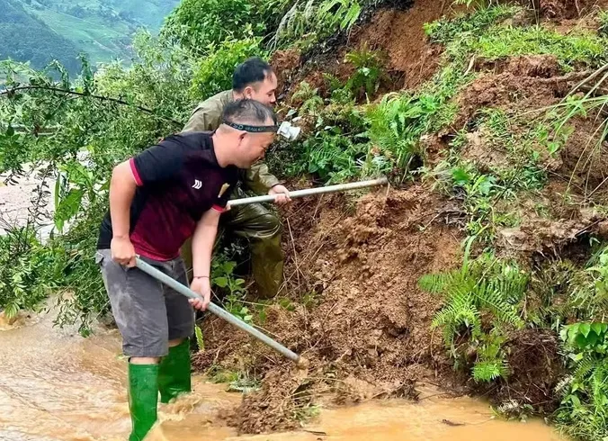 Ho&agrave;n lưu b&atilde;o số 1 g&acirc;y nhiều thiệt hại tại L&agrave;o Cai, Cao Bằng - Ảnh 3.