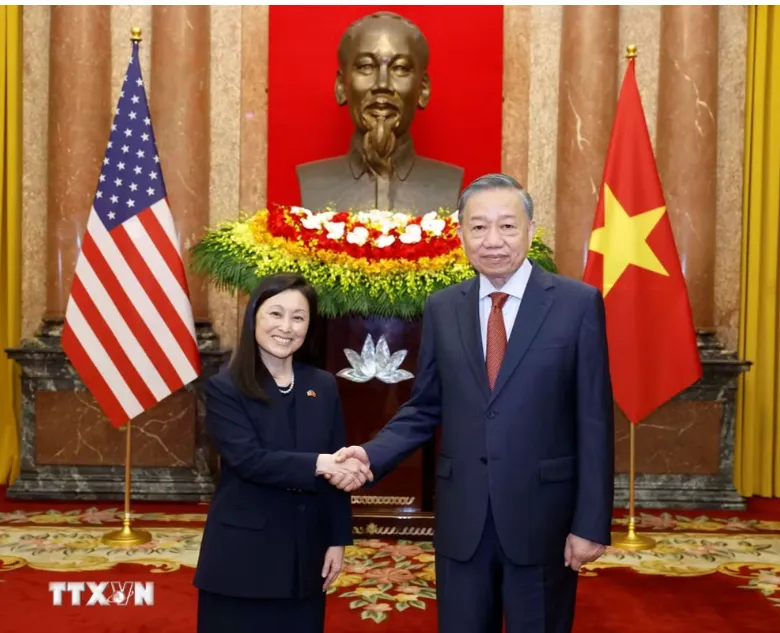 Tổng Bí thư, Chủ tịch nước Tô Lâm tiếp Đại sứ các nước trình Quốc thư - Ảnh 4.