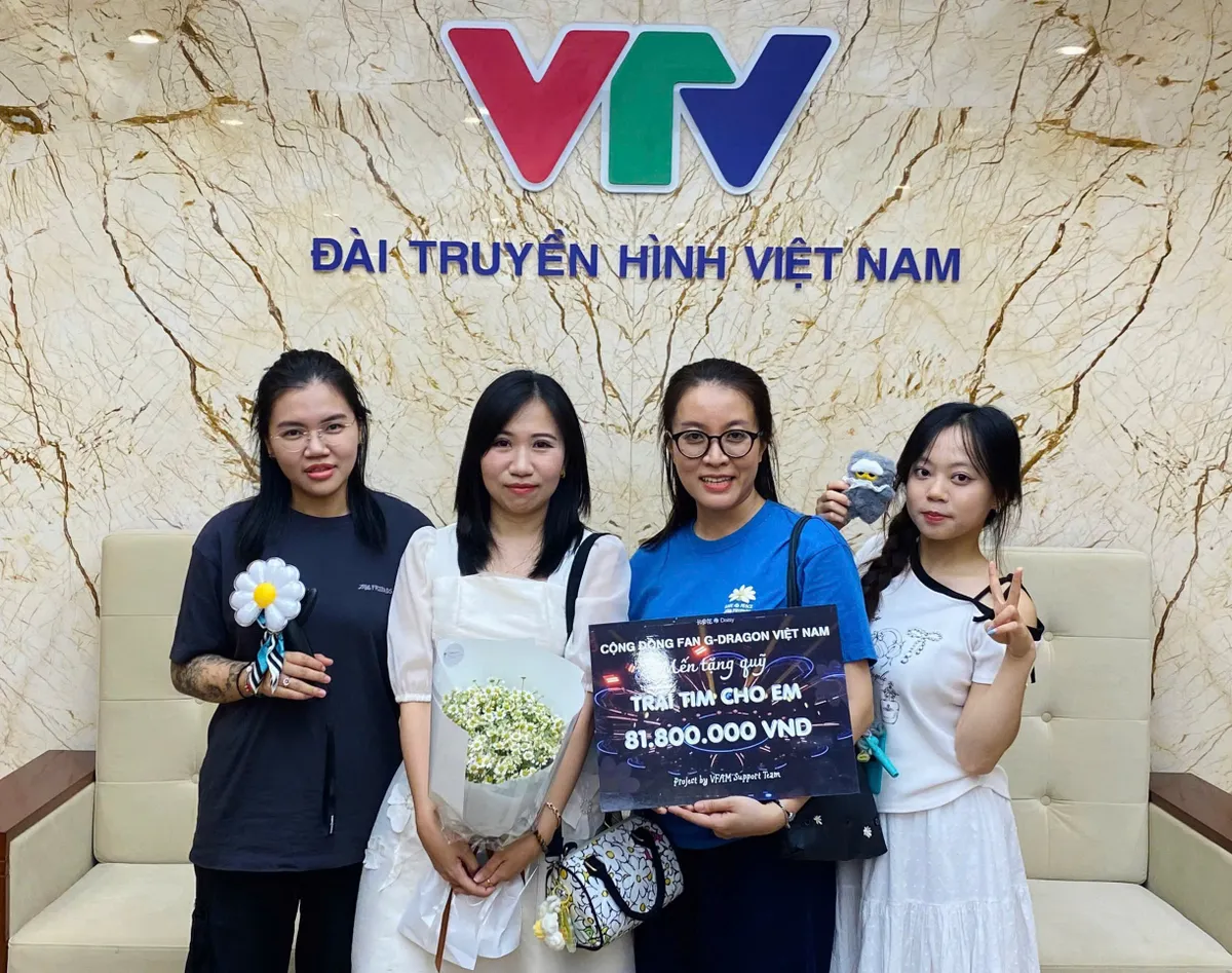 Cộng đồng fan G-Dragon (Kwon Ji-Yong) Việt Nam trao tặng 81 triệu đồng tới chương trình Trái tim cho em - Ảnh 2.