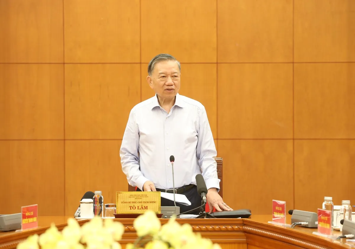 Kết luận của Tổng B&iacute; thư, Chủ tịch nước về c&ocirc;ng t&aacute;c ph&ograve;ng, chống b&atilde;o, lũ, thi&ecirc;n tai cực đoan v&agrave; biến đổi kh&iacute; hậu- Ảnh 1.