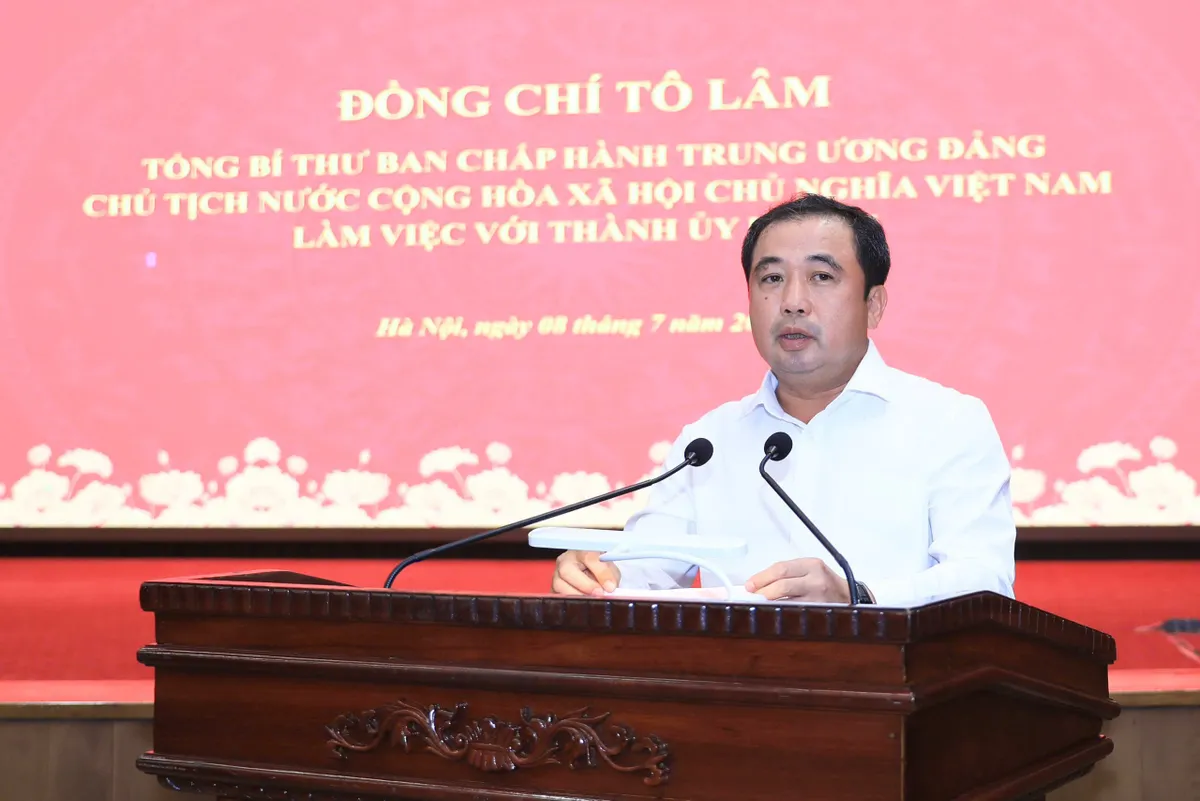 Bí thư Thành ủy Hà Nội: Quyết tâm tạo nền tảng tăng trưởng hai con số liên tiếp cho Thủ đô - Ảnh 1.