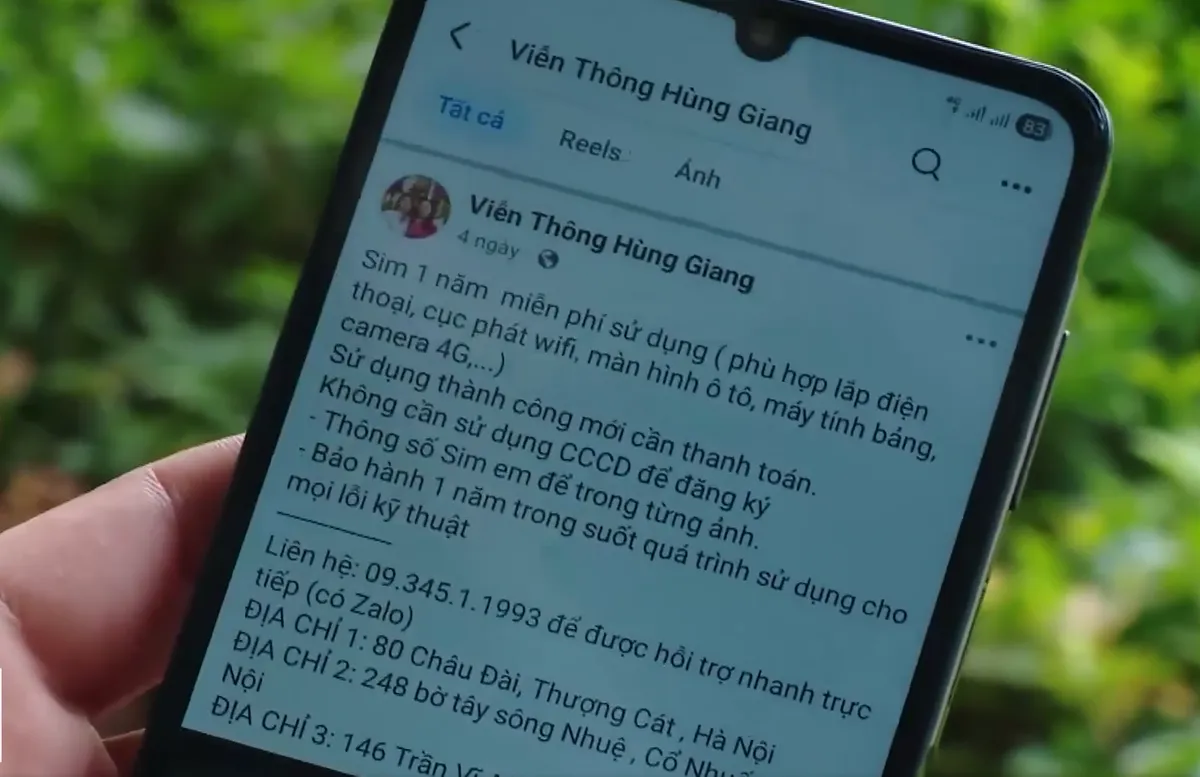 Sim kích hoạt sẵn vẫn được rao bán công khai trên mạng - Ảnh 2.