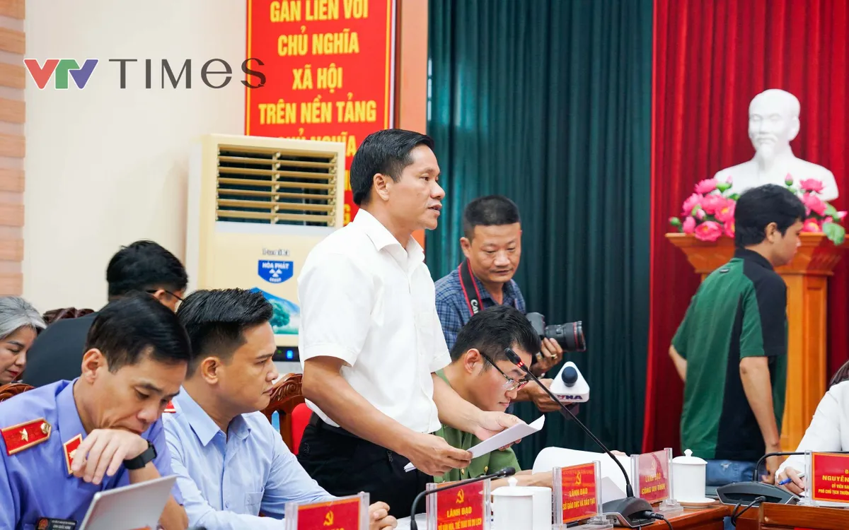 Ông Hoàng Minh Cảnh, Phó Giám đốc Sở Giáo dục và Đào tạo tỉnh Tuyên Quang