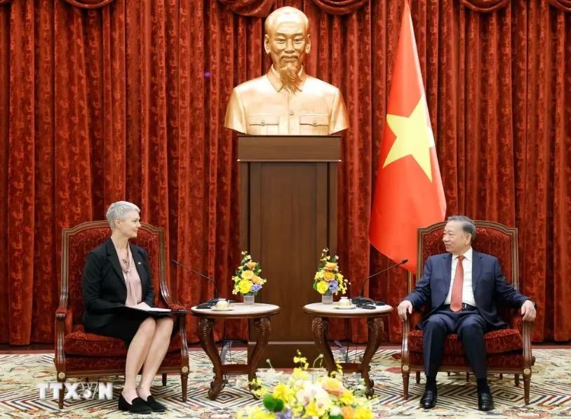 Tổng Bí thư, Chủ tịch nước Tô Lâm tiếp Đại sứ các nước Bỉ, Na Uy, Hà Lan và Brazil chào từ biệt - Ảnh 2.