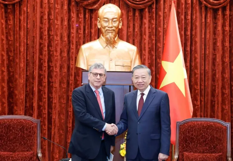 Tổng Bí thư, Chủ tịch nước Tô Lâm tiếp Đại sứ các nước Bỉ, Na Uy, Hà Lan và Brazil chào từ biệt - Ảnh 4.