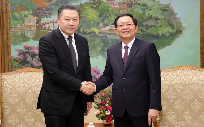Phó Thủ tướng Hồ Quốc Dũng đề nghị C.P. Group mở rộng đầu tư vào nông nghiệp công nghệ cao tại Việt Nam- Ảnh 1. Phó Thủ tướng Hồ Quốc Dũng đề nghị C.P. Group mở rộng đầu tư vào nông nghiệp công nghệ cao tại Việt Nam- Ảnh 1.