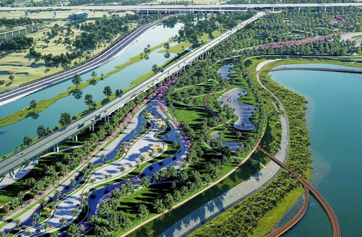 Hà Nội đẩy nhanh hoàn thiện đồ án quy hoạch Trục đại lộ cảnh quan sông Hồng - Ảnh 2.