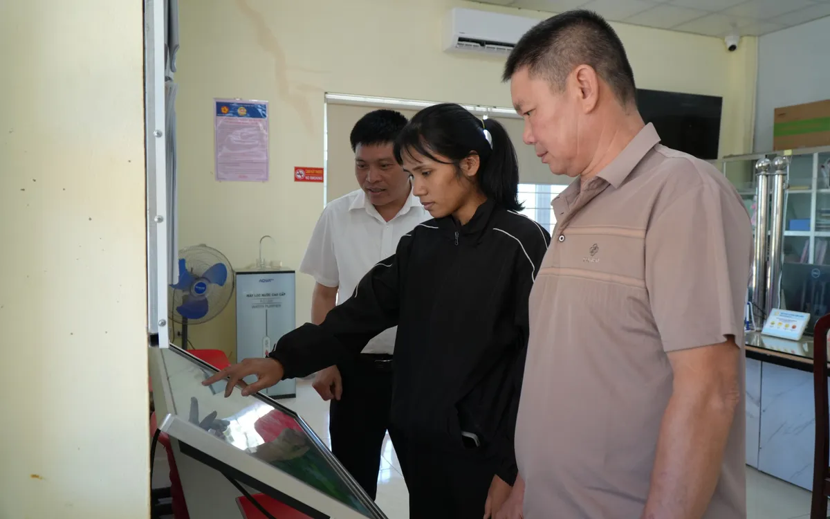 Chuyển đổi số được áp dụng tại xã Yên Phú (Phú Thọ). Ảnh: Vân Anh