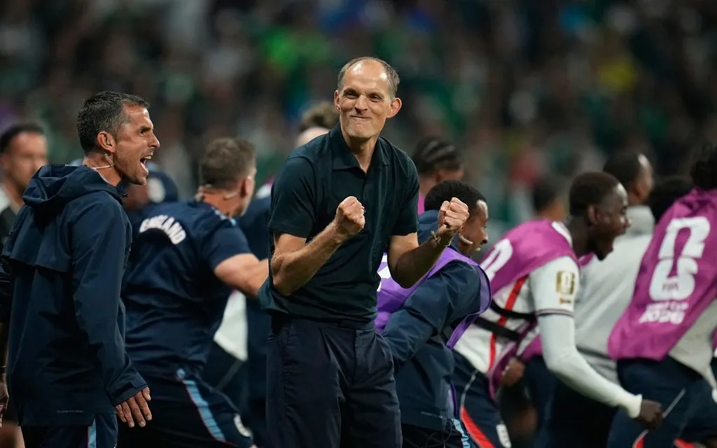 HLV Thomas Tuchel của tuyển Anh. (Ảnh: AP)