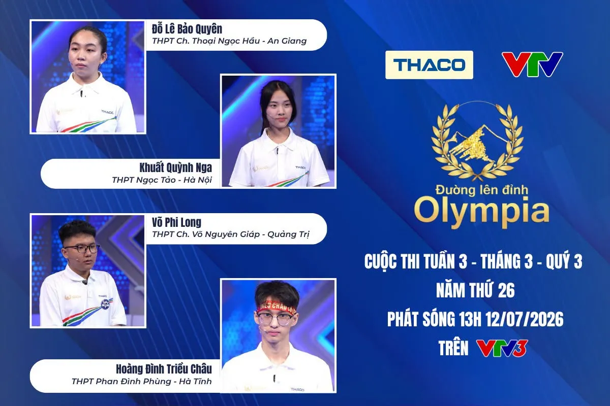 Đường lên đỉnh Olympia: Nữ sinh An Giang chinh phục vòng nguyệt quế sau màn bứt tốc ấn tượng- Ảnh 1.