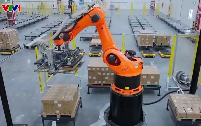 Không chỉ trong sản xuất, AI cũng đang thay đổi lĩnh vực logistics.