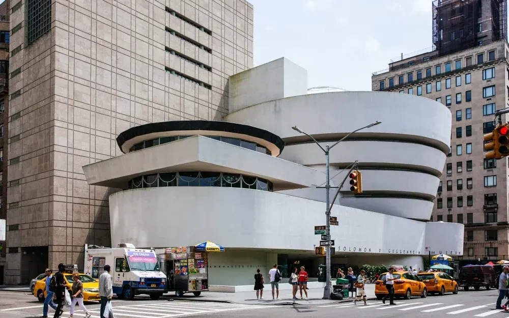 Khu vực Bảo tàng Solomon R. Guggenheim ở New York, Mỹ (Ảnh: Getty Images)