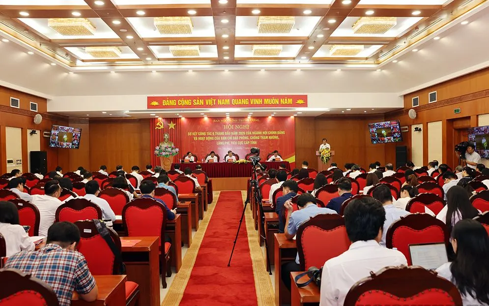 Toàn cảnh Hội nghị. Ảnh: Trang TTĐT tổng hợp Ban Nội chính Trung ương