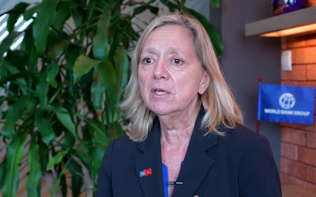 Bà Mariam J. Sherman: Việt Nam là một trong sáu nền kinh tế trên thế giới được Nhóm Ngân hàng Thế giới nâng lên nhóm thu nhập cao hơn - Ảnh: VGP/Thu Trang