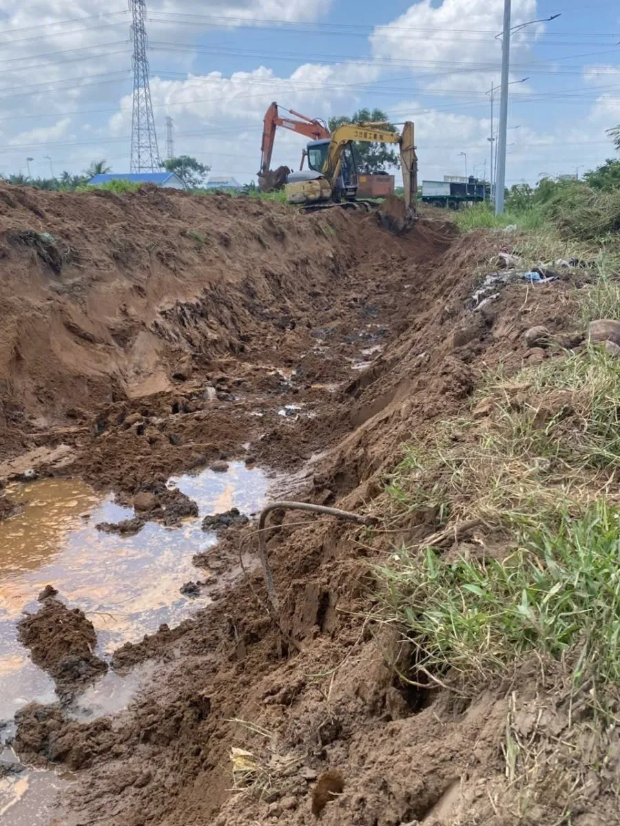 Đồng Tháp ngăn chặn đào đất trái phép trong phạm vi Dự án Đường tỉnh 878- Ảnh 3.