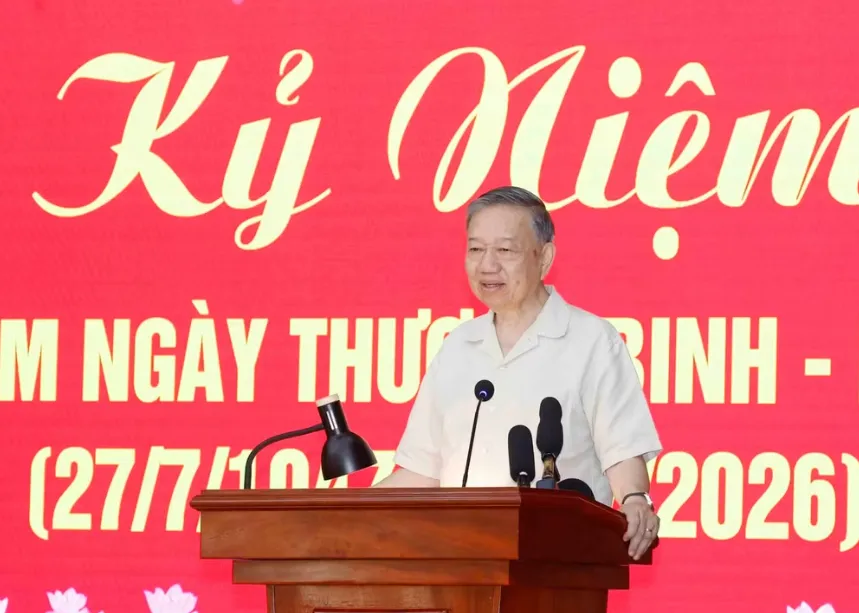 Tổng Bí thư, Chủ tịch nước: Tiếp tục rà soát, giải quyết đầy đủ chính sách đối với người có công và thân nhân - Ảnh 3.