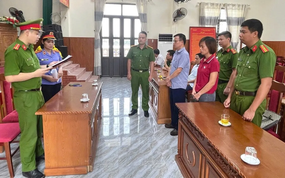 Cơ quan CSĐT Công an tỉnh khởi tố các bị can trong vụ án. Ảnh: CANB