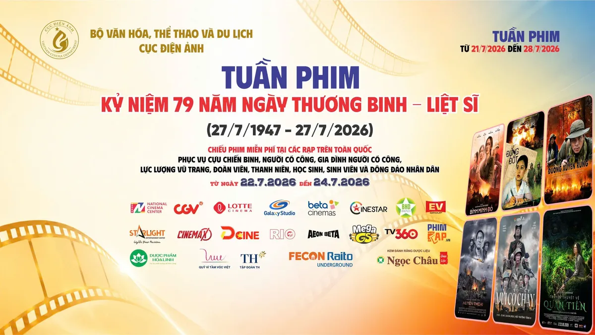 Xem miễn phí loạt phim cách mạng kinh điển trên toàn quốc dịp 27/7- Ảnh 2. Xem miễn phí loạt phim cách mạng kinh điển trên toàn quốc dịp 27/7- Ảnh 2.