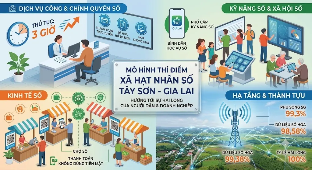 Gia Lai: Th&iacute; điểm "x&atilde; c&ocirc;ng nghệ số"- Ảnh 1.