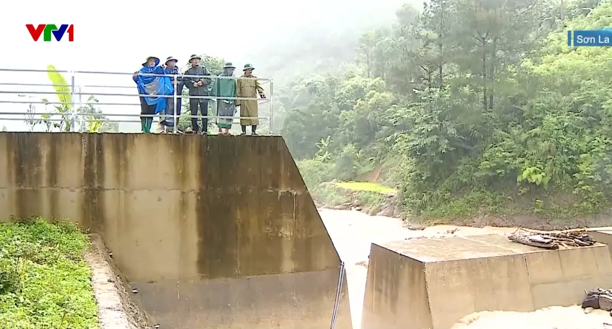 Đập ngăn lũ Sabo bước đầu phát huy hiệu quả tại tỉnh Sơn La - Ảnh 1.