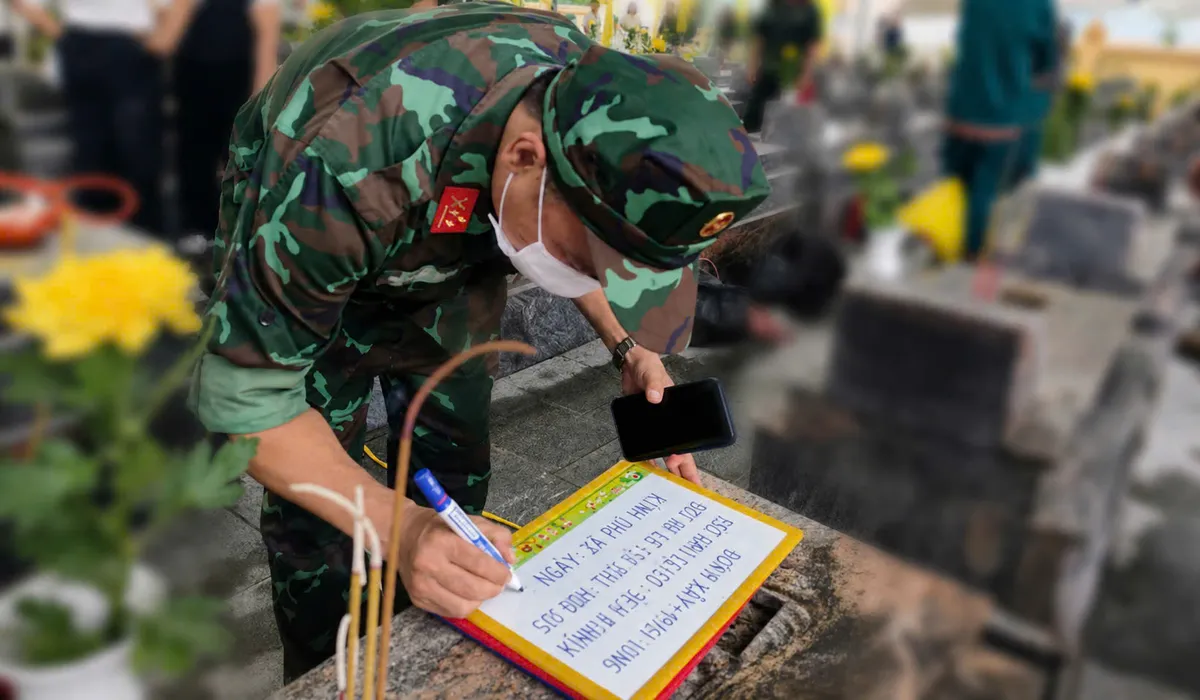 Chiến dịch 500 ng&agrave;y đ&ecirc;m: Lặng thầm những b&agrave;n tay &ldquo;ho&agrave;n nguy&ecirc;n&rdquo; phần mộ liệt sĩ tại Th&aacute;i Nguy&ecirc;n - Ảnh 3.
