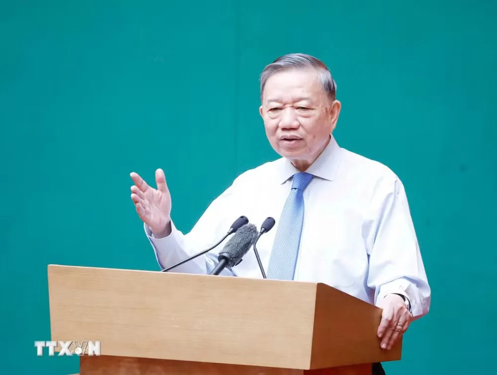 Tổng Bí thư, Chủ tịch nước Tô Lâm: Xây dựng lực lượng Cảnh sát nhân dân đáp ứng yêu cầu trong tình hình mới - Ảnh 2.