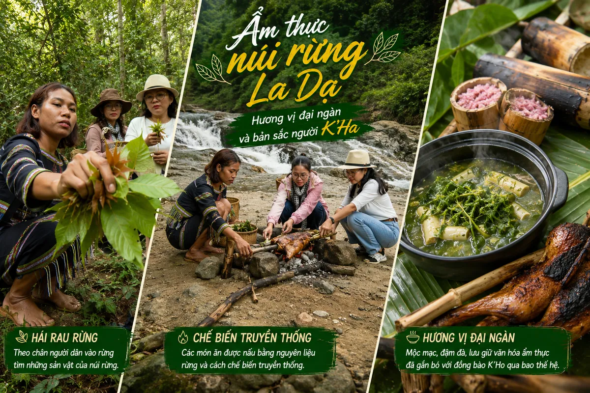 Ẩm thực núi rừng La Dạ: Hương vị từ những món ăn giữa đại ngàn- Ảnh 2. Ẩm thực núi rừng La Dạ: Hương vị từ những món ăn giữa đại ngàn- Ảnh 2.