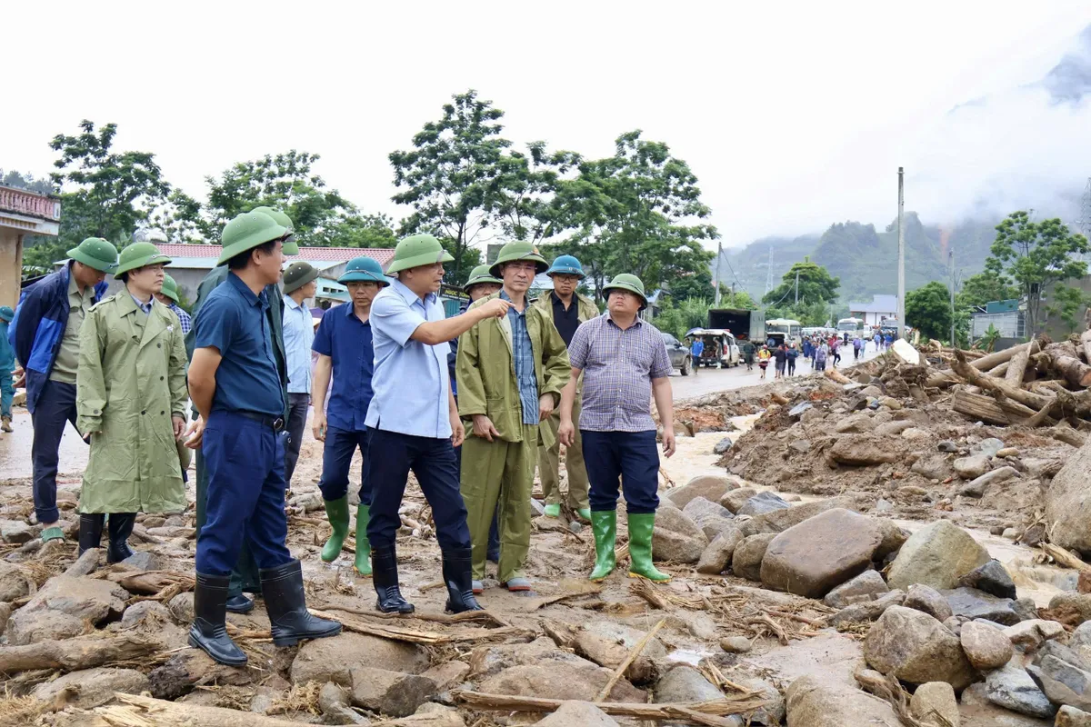 Lai Ch&acirc;u x&acirc;y dựng khẩn cấp khu t&aacute;i định cư cho người d&acirc;n v&ugrave;ng lũ Mường Than - Ảnh 1.