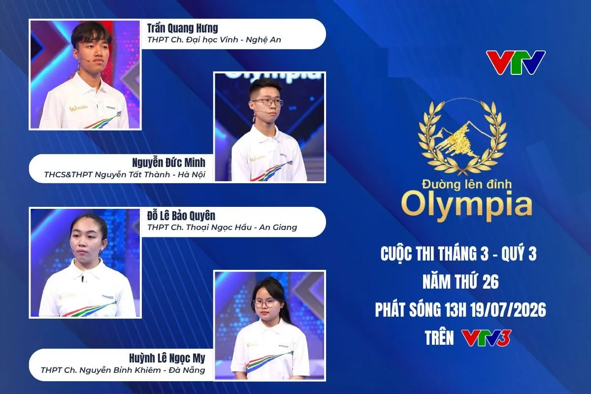 Đường lên đỉnh Olympia: Lộ diện 2 thí sinh giành vé cuối cùng cuộc thi Quý III - Ảnh 1.