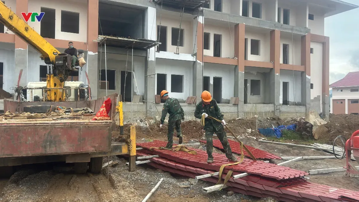 Hoàn thành xây dựng trường phổ thông nội trú liên cấp tại các xã biên giới đất liền trước 30/8 - Ảnh 1.