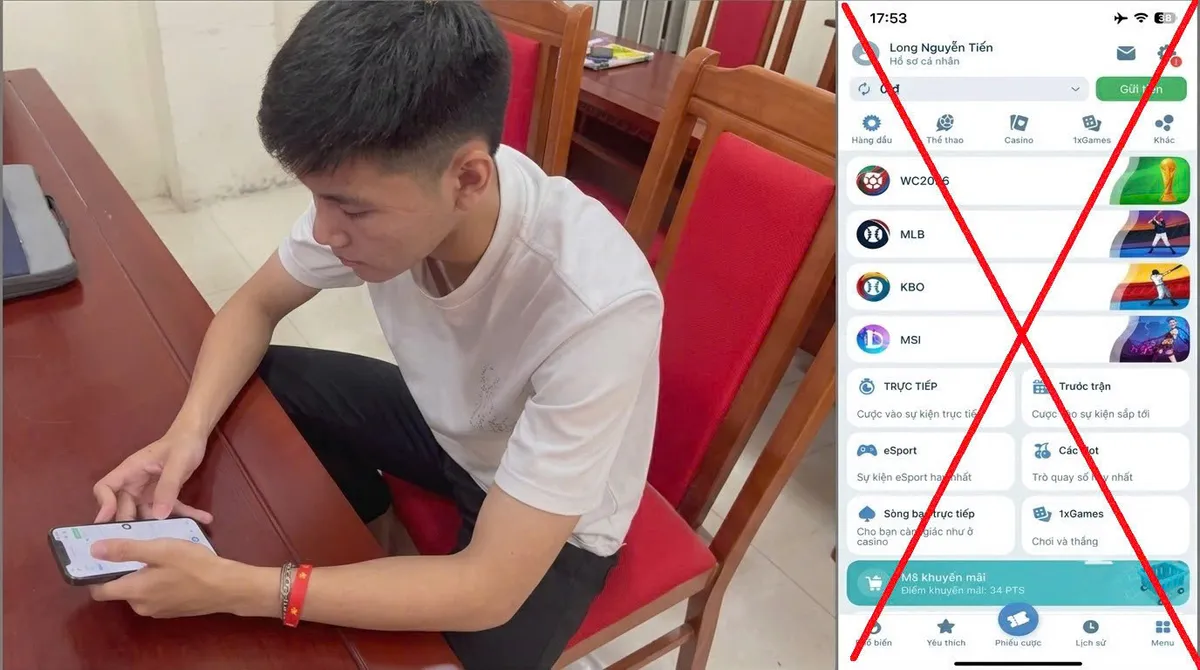 Quảng Ninh: Khoe "thành tích" thắng cá độ trên Facebook, nam thanh niên bị công an triệu tập - Ảnh 1.