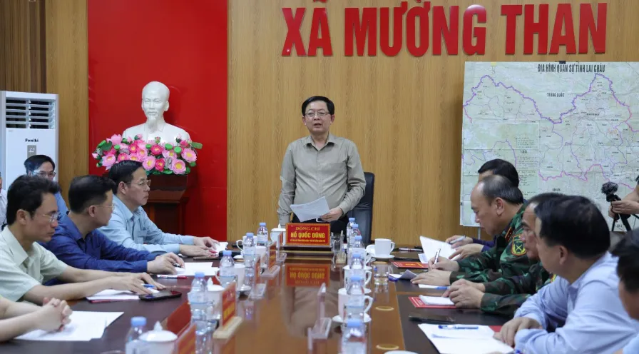 Hoàn thành nhà tái định cư xã Mường Than, Lai Châu trong 30 ngày, bàn giao trước Quốc khánh 2/9 - Ảnh 1.