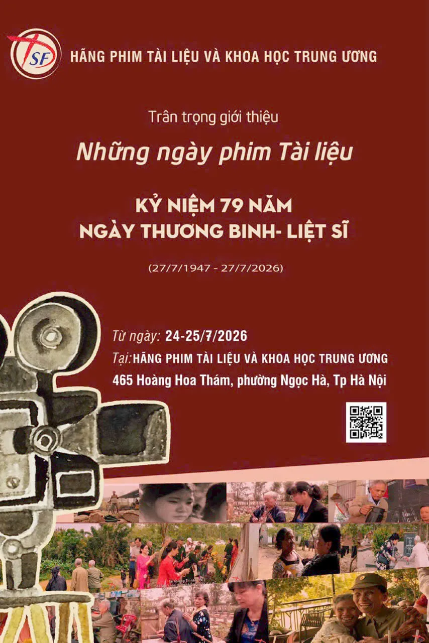 H&agrave; Nội: Tr&igrave;nh chiếu miễn ph&iacute; 9 phim t&agrave;i liệu tri &acirc;n Ng&agrave;y Thương binh - Liệt sĩ - Ảnh 1.