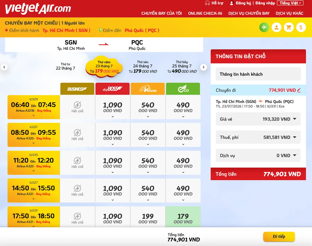 Giá vé bay bất ngờ giảm sâu giữa cao điểm hè - Ảnh 4.