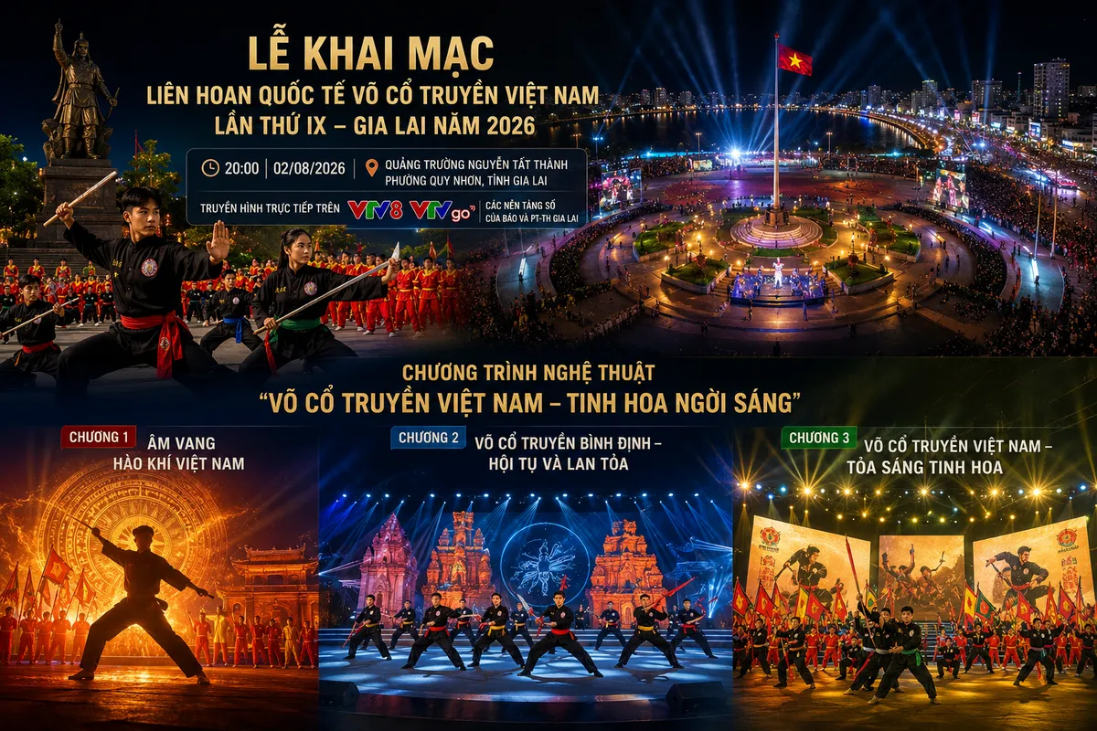 Li&ecirc;n hoan V&otilde; cổ truyền 2026: Gia Lai hội tụ tinh hoa v&otilde; học v&agrave; lan tỏa bản sắc Việt Nam- Ảnh 5.