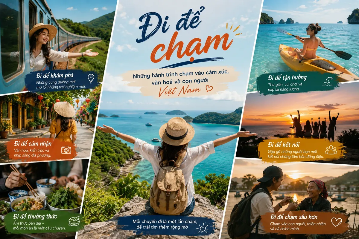 Đi để chạm, kh&ocirc;ng chỉ để check-in: Xu hướng du lịch trải nghiệm- Ảnh 1.