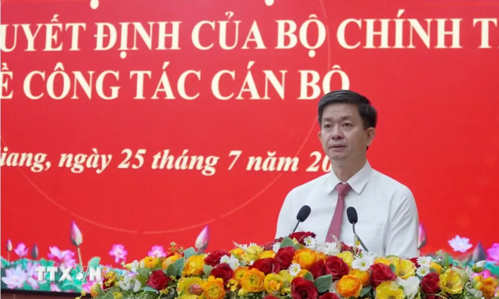Đồng ch&iacute; L&ecirc; Quang T&ugrave;ng giữ chức B&iacute; thư Tỉnh ủy An Giang - Ảnh 2.