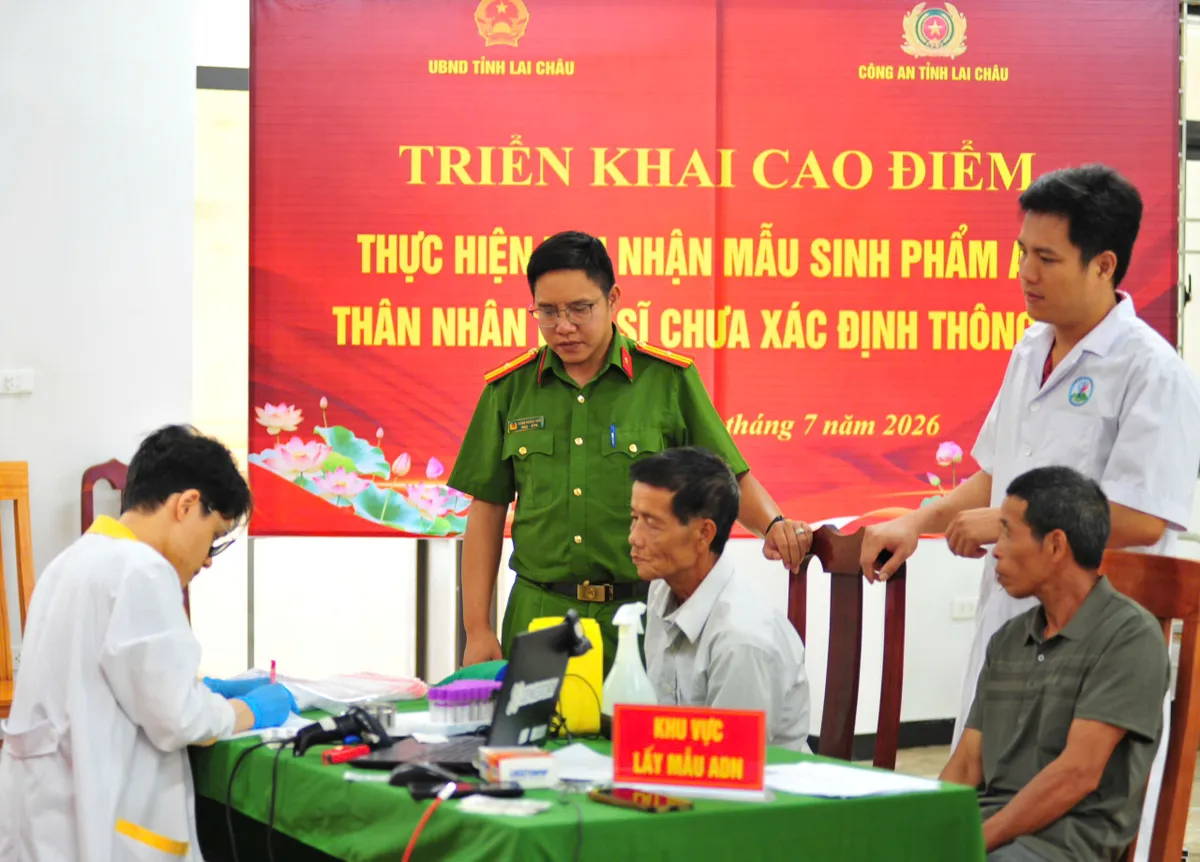 Lai Châu: Thắp sáng hành trình tìm lại tên cho các anh hùng liệt sĩ - Ảnh 1.