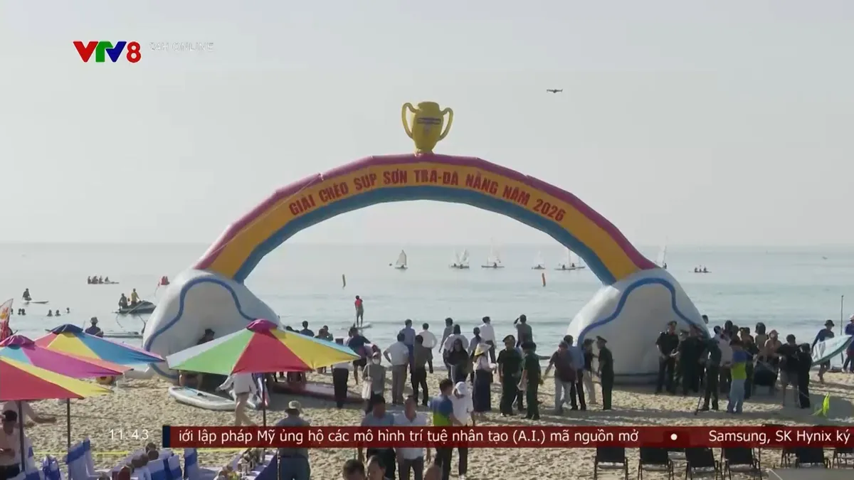 Giải ch&egrave;o SUP Sơn Tr&agrave; 2026: Kết nối thể thao v&agrave; du lịch biển- Ảnh 1.